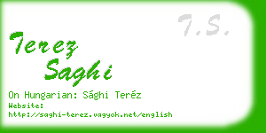 terez saghi business card